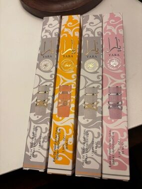 Yara Travel Perfume Set — Pink, Gray2, Orange,